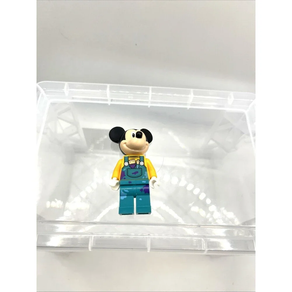 Lego Minifigure Mickey Mouse Dark Turquoise Overalls Disney Dis115 Collectible